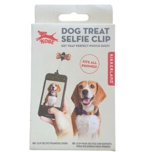 Kobe Dog Treat Selfie Clip Fits All Phones Kikkerland